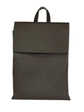 KITAMURA Gray Beige Leather Backpack